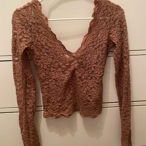 Zara | full lace long sleeve top